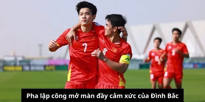 Bàn thắng mở điểm của Đình Bắc là bước ngoặt quan trọng 